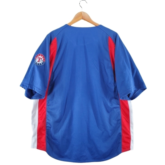 Texas Rangers Dynasty Jersey Men XL World Series Champs 2023 Stitched Blue Red - Picture 6 of 11